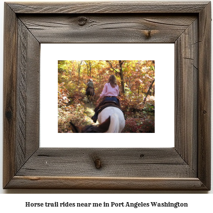 horse trail rides near me in Port Angeles, Washington